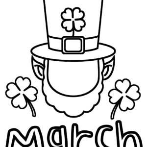 March coloring pages printable for free download