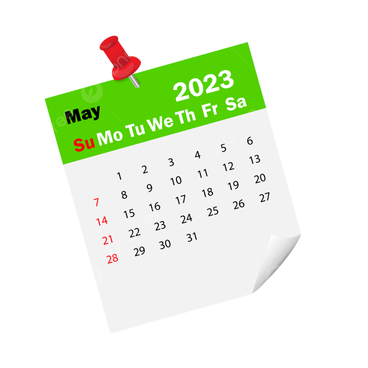 Calendar may png vector psd and clipart with transparent background for free download