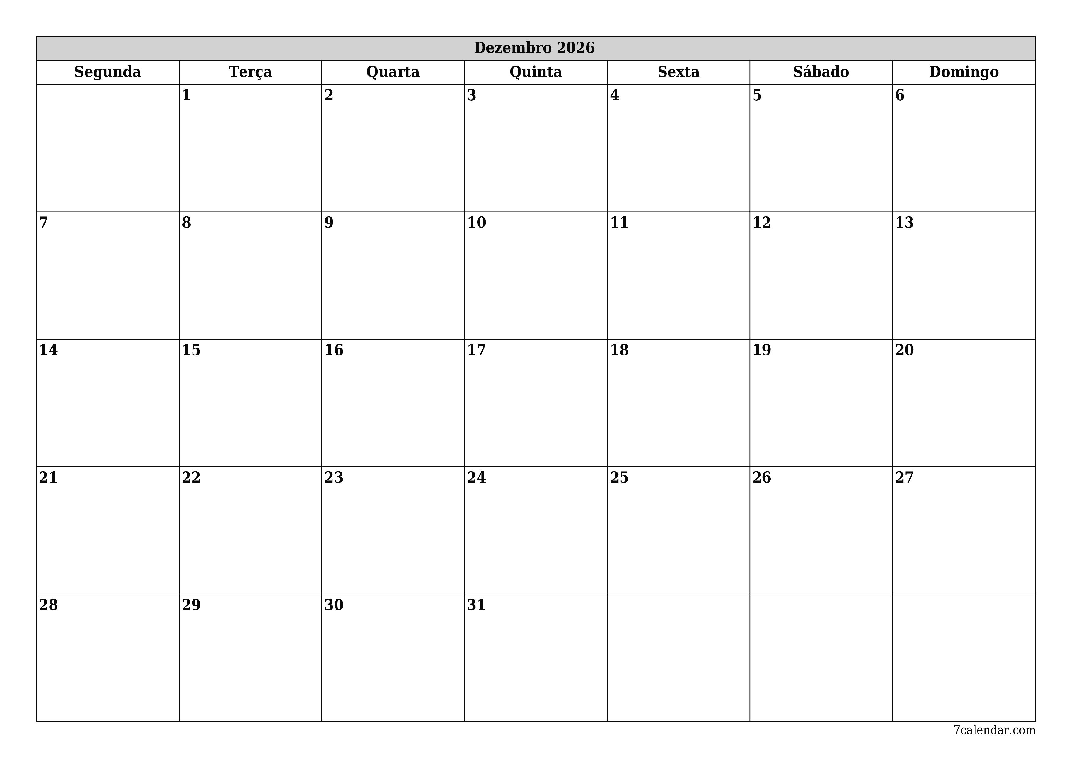 Calendãrios e planejadores imprimãveis dezembro a a para pdf e png