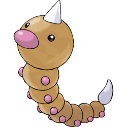 Â pokãdex pleta weedle pokãmon nº