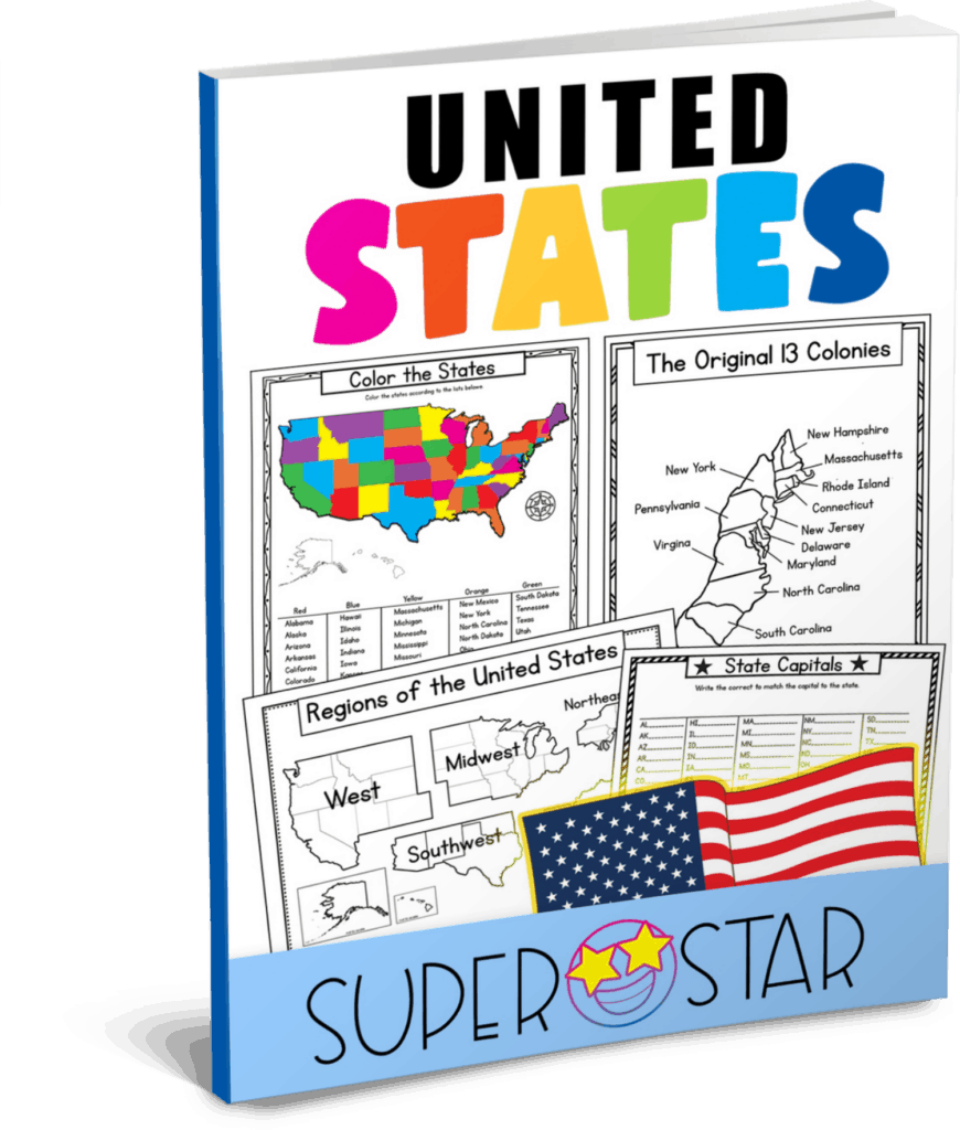 Usa map worksheets