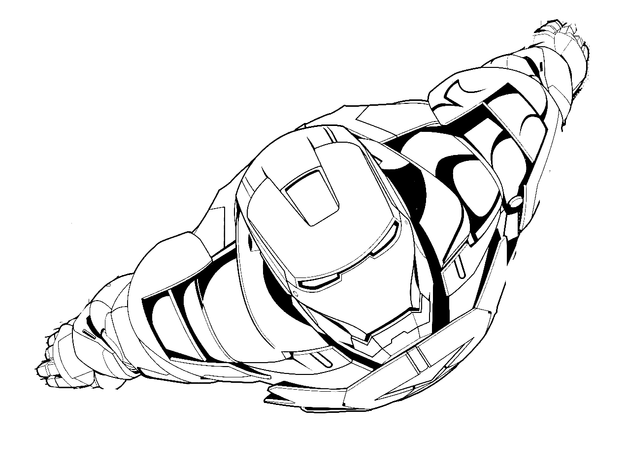 Iron man coloring pages printable for free download