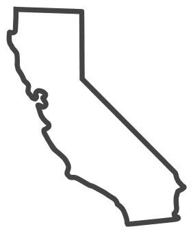 California â map outline printable state shape stencil pattern â diy projects patterns monograms designs templates