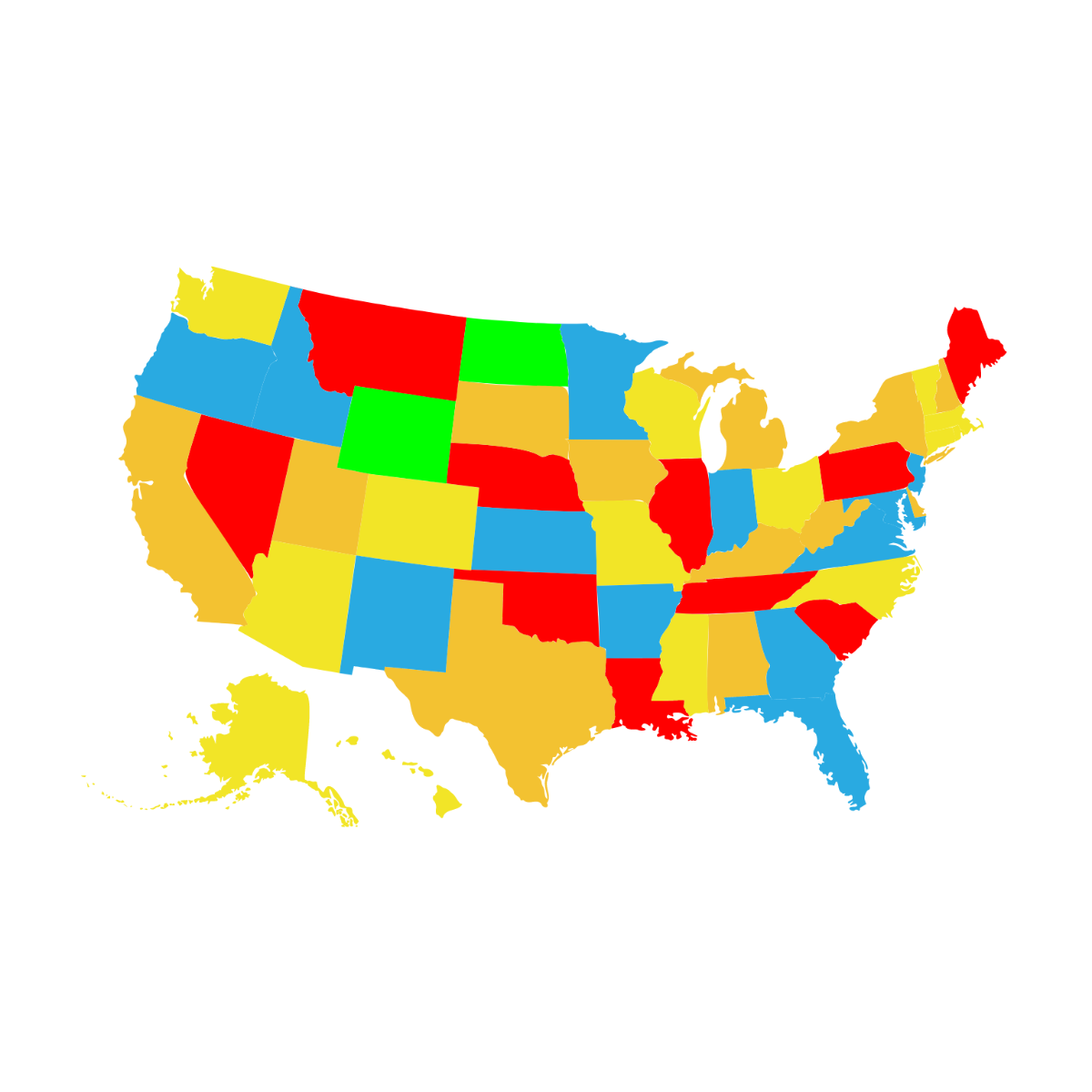 Free usa map vector s examples