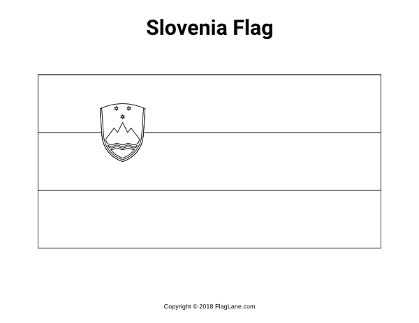 Free printable slovenia flag coloring page download it at httpsflaglanecoloring