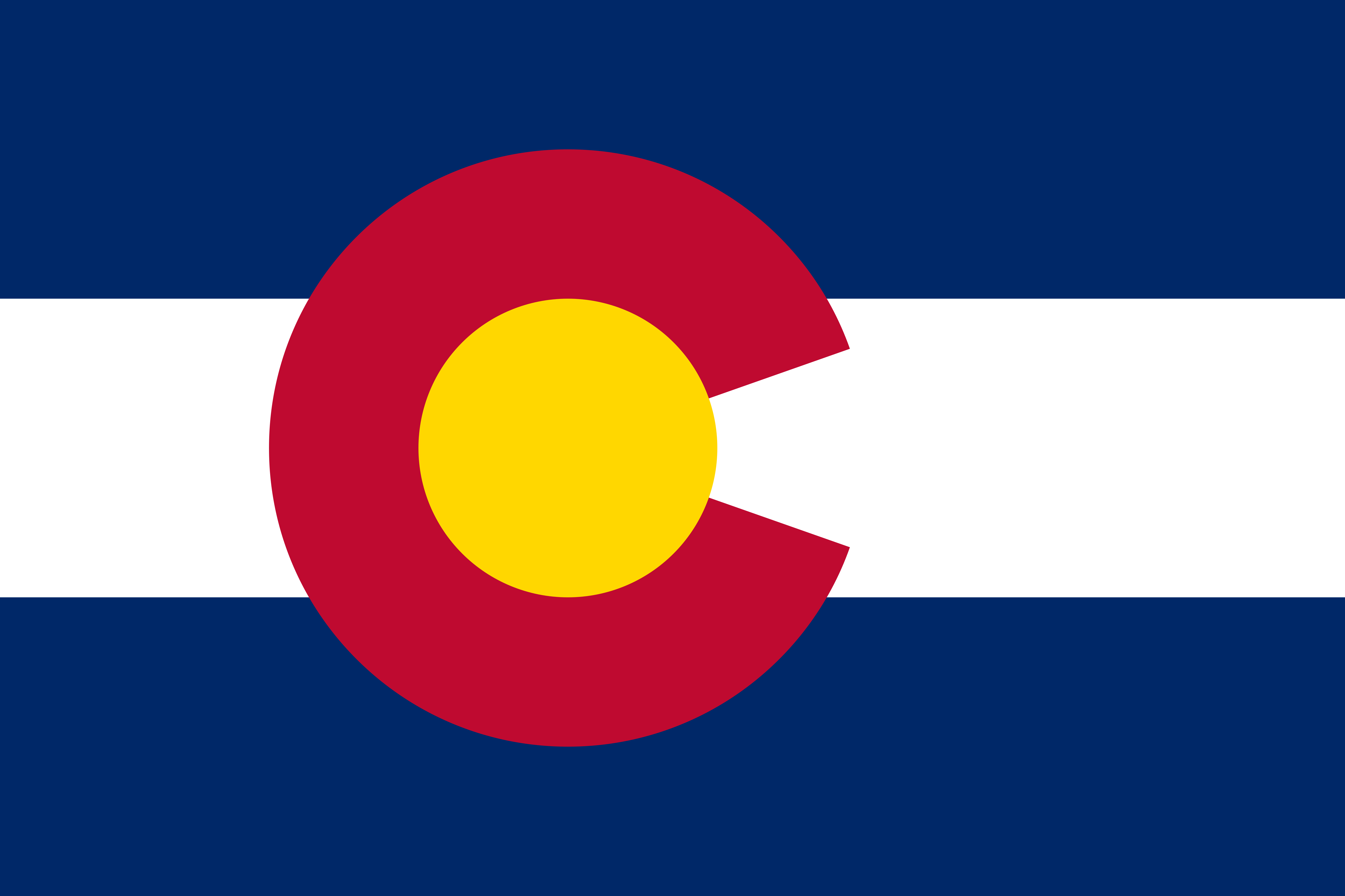 Colorado flag coloring page â state flag drawing â flags web