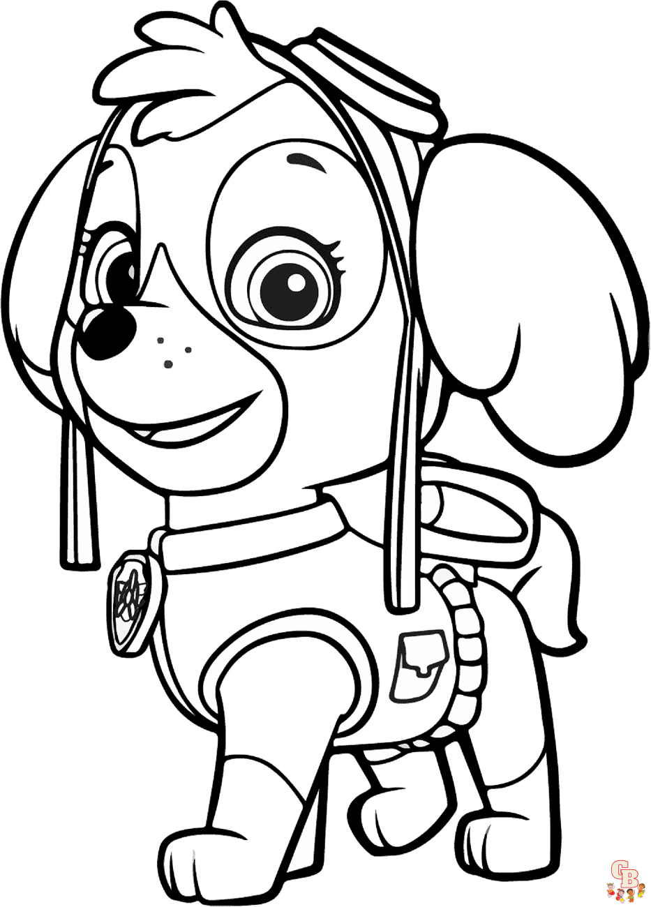 Discover the best free paw patrol coloring pages printable