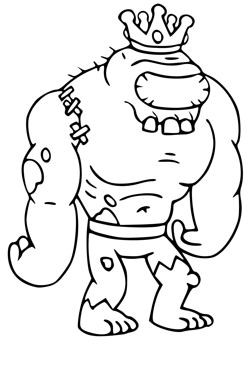 Free printable among us zombie king coloring page sheet and picture for adults and kids girls and boys