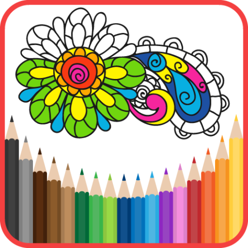 The best coloring book for adults iphone ipad android