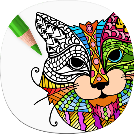 Cat coloring pages for adults