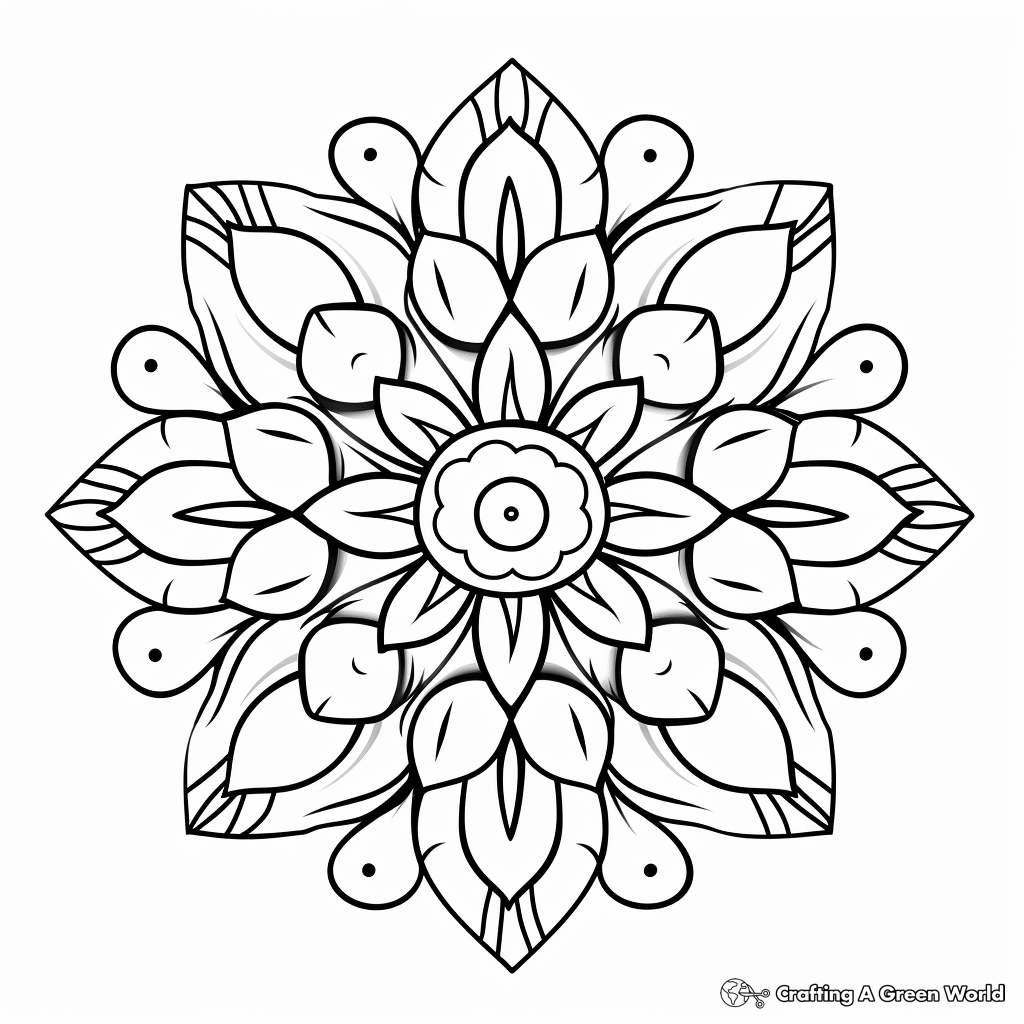 Relaxing coloring pages