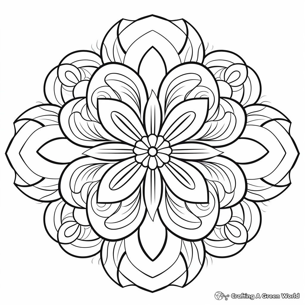 Relaxing coloring pages
