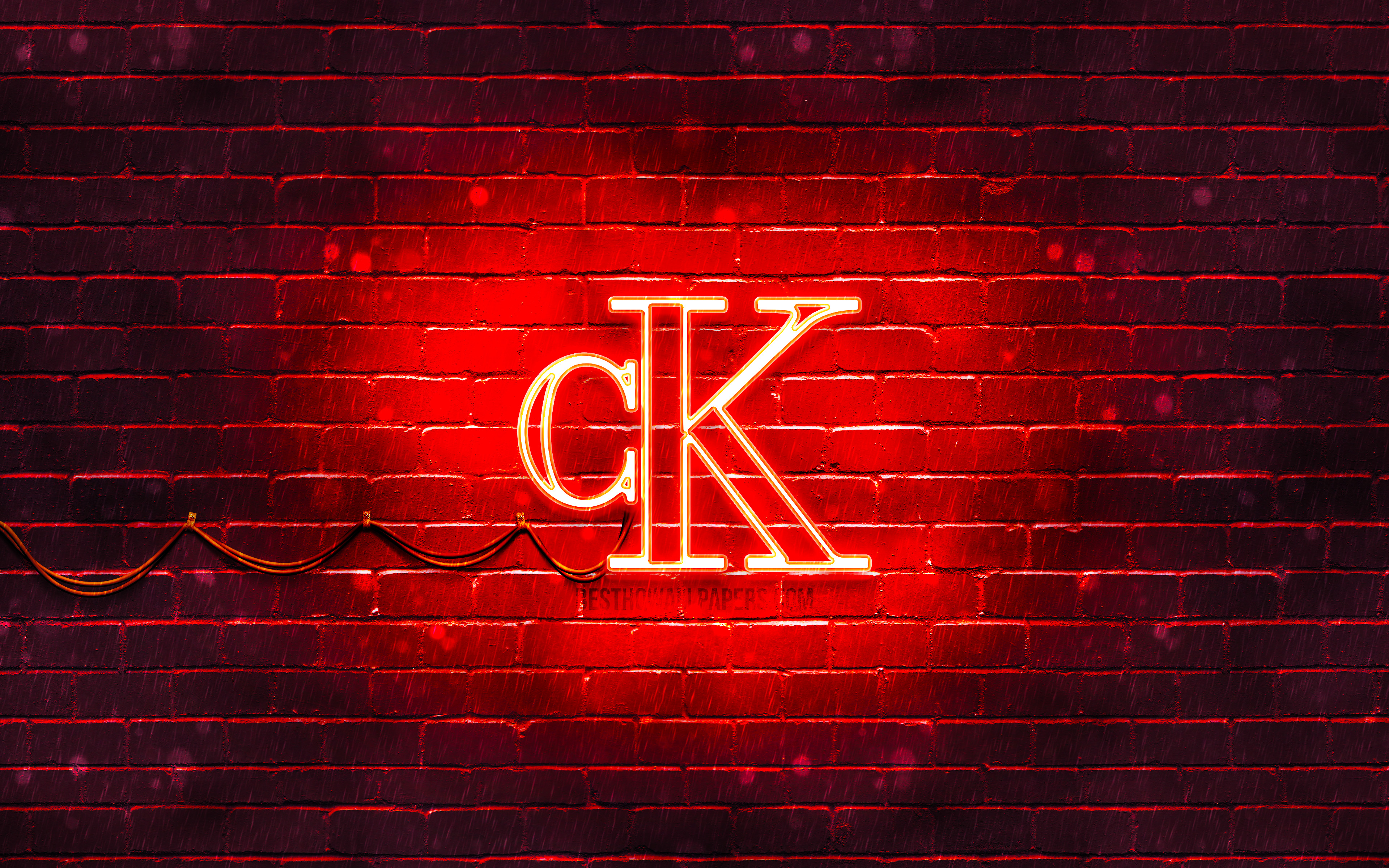 Herunterladen hintergrundbild calvin klein rotes logo k rote ziegelwand calvin klein logo modemarken calvin klein neon logo calvin klein mit einer auflãsung zu ãberwachen x bilder auf dem desktop