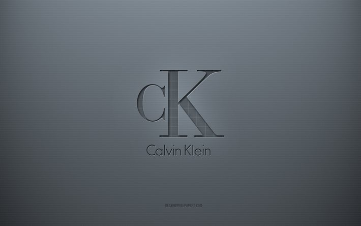 Download wallpapers calvin klein logo gray creative background calvin klein emblem gray paper texture calvin klein gray background calvin klein d logo for desktop free pictures for desktop free