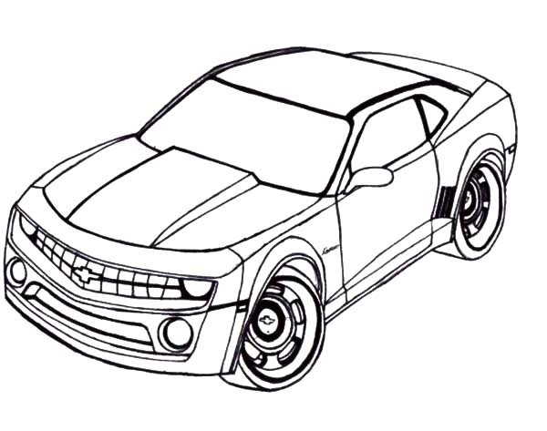 The transformes camaro cars coloring pages best place to color â