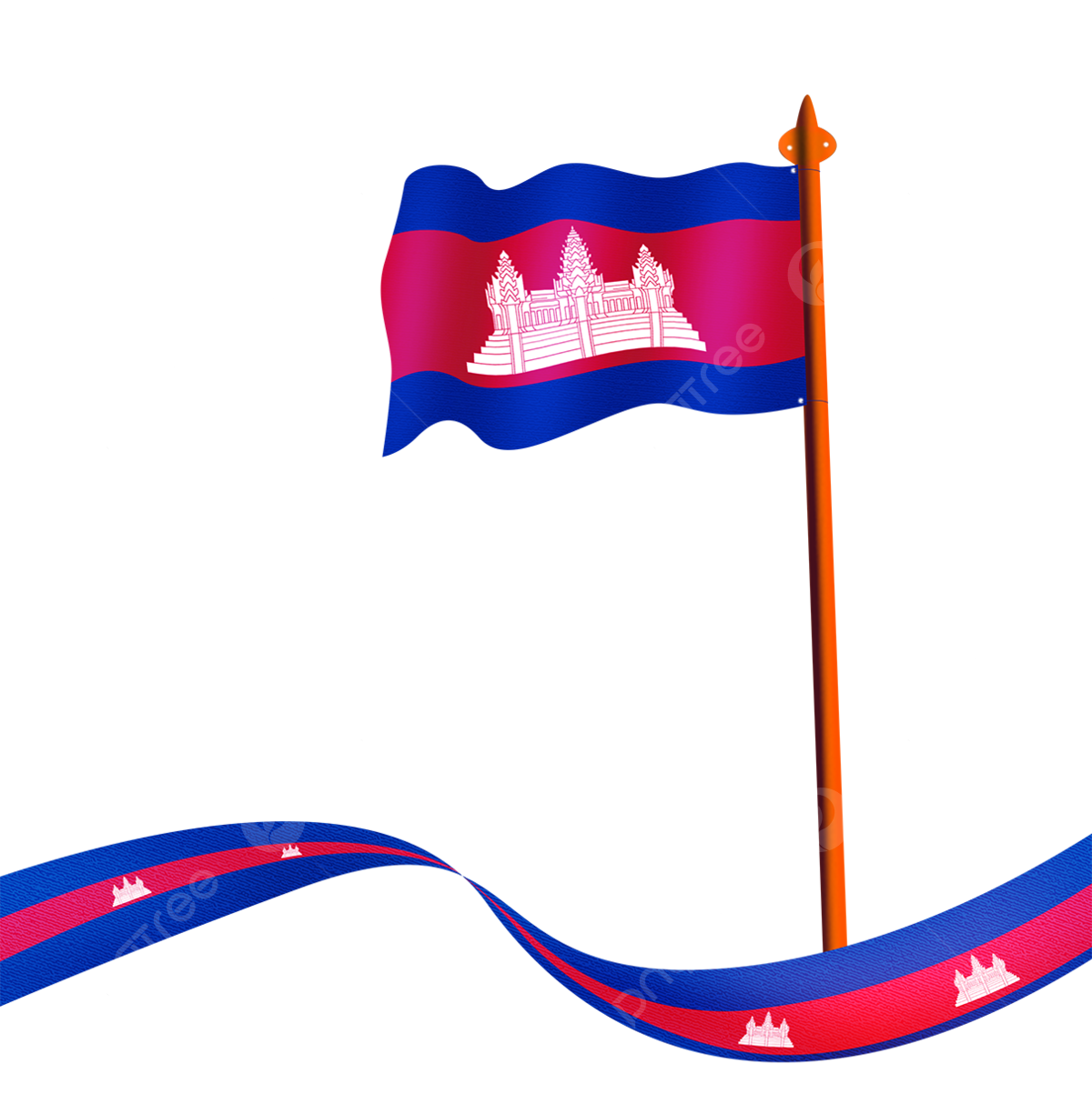 Flag sign of khmer png transparent images free download vector files