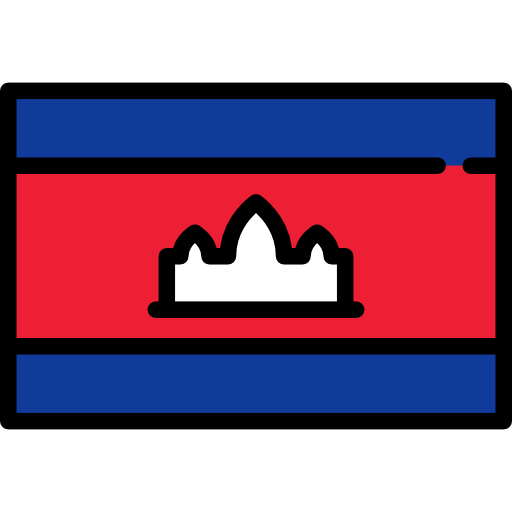 Cambodia country flag flags nation icon