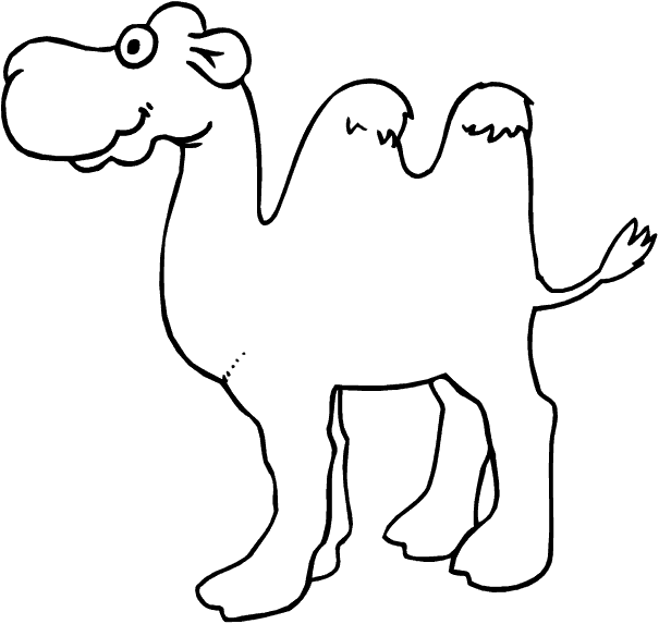 Coloring page camel animals â printable coloring pages