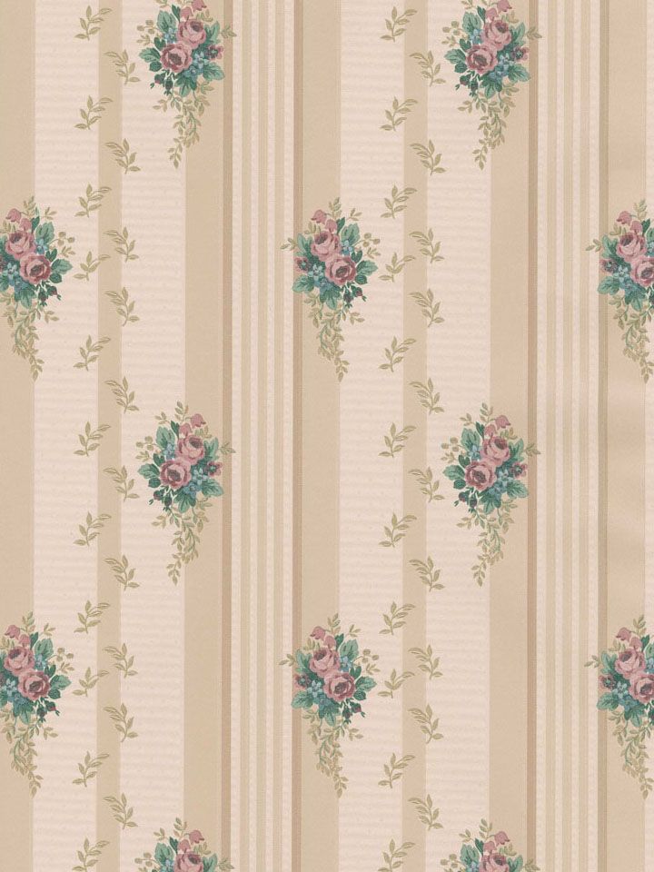 Page cameo rose volume iv doll house wallpaper striped wallpaper wallpaper walls decor