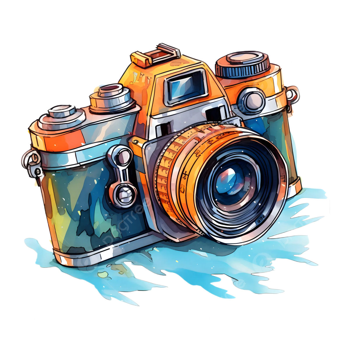 Camera color doodle illustration rat drawing camera drawing color drawing png transparent image and clipart for free download