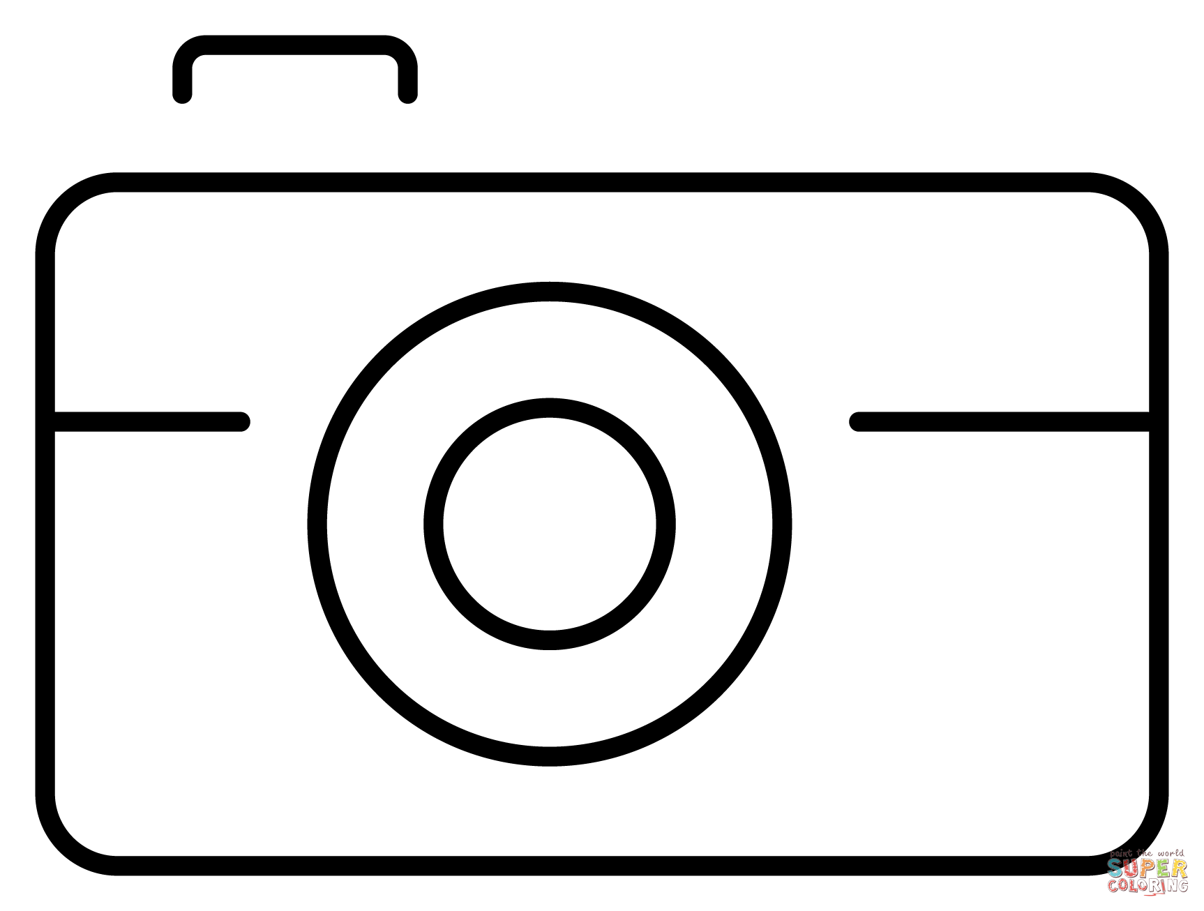 Camera emoji coloring page free printable coloring pages