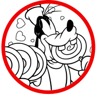 Free printable goofy coloring pages