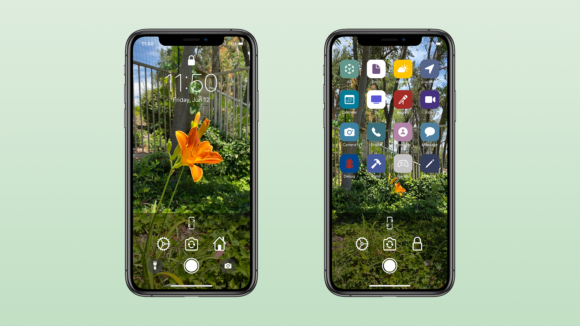 Lockne is a camera app designed to help you create wallpapers that fit the iphone screen