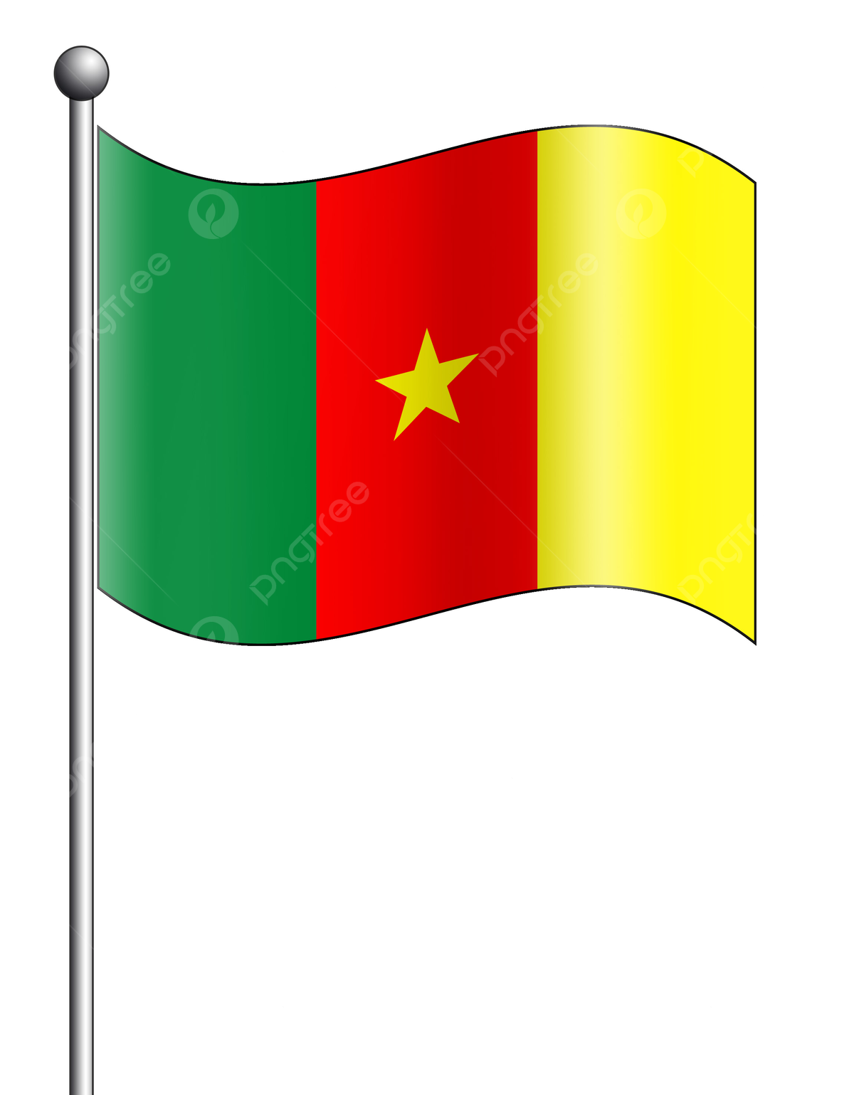 Cameroon flag waving background images hd pictures and wallpaper for free download