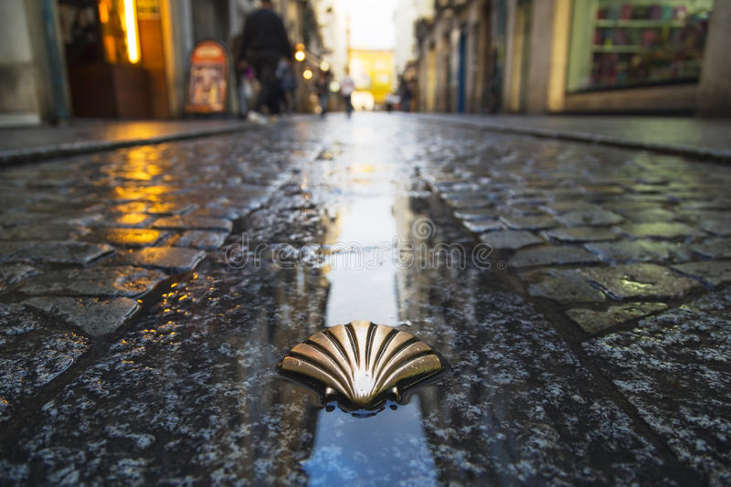 Camino de santiago stock photos