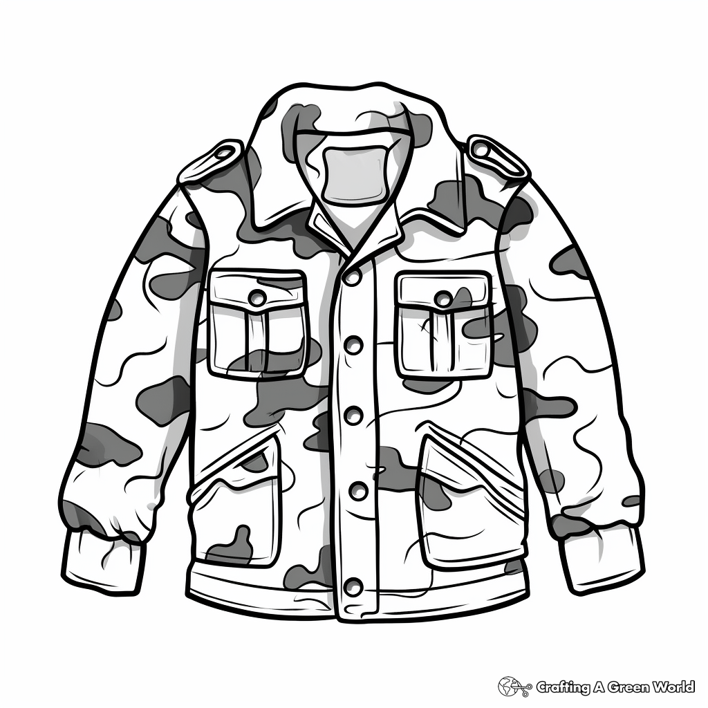 Jacket coloring pages