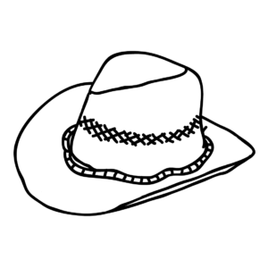 Hat coloring pages printable for free download