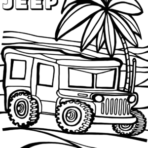 Jeep coloring pages printable for free download