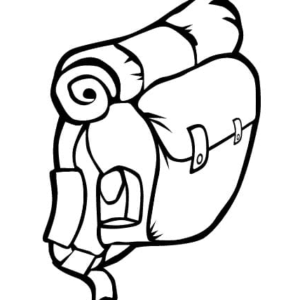 Backpack coloring pages printable for free download