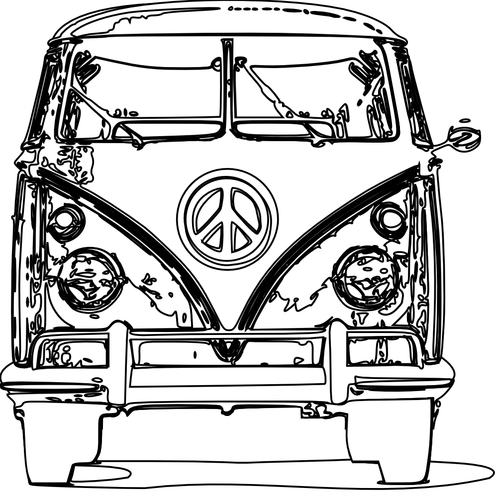 Vw beetle coloring pages