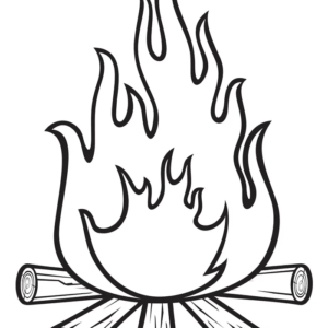 Fire coloring pages printable for free download