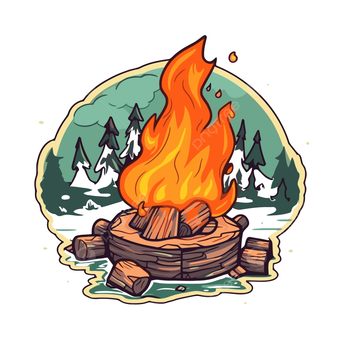 Campfire drawing clipart png vector psd and clipart with transparent background for free download