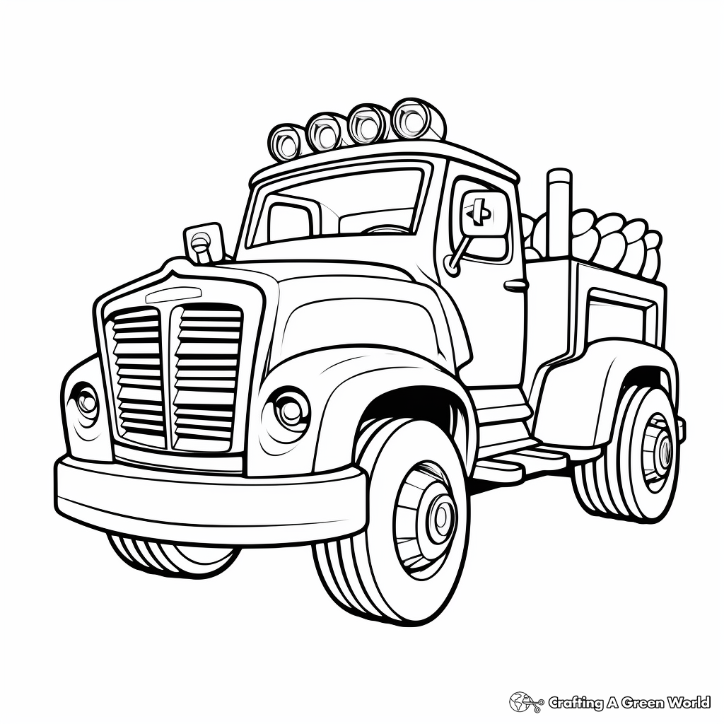 Truck coloring pages