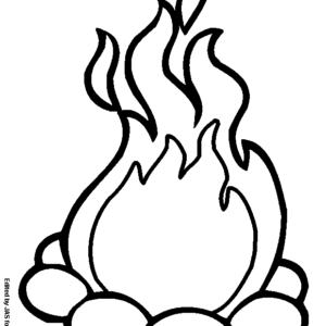 Fire coloring pages printable for free download