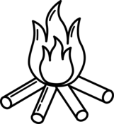 Campfire coloring page free printable coloring pages