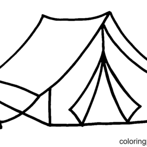 Camping coloring pages printable for free download