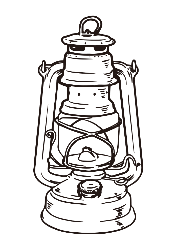 A lantern that has been loved for over years drawing ai illustrator file us each ai png file