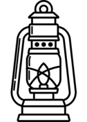 Camping lantern coloring page free printable coloring pages