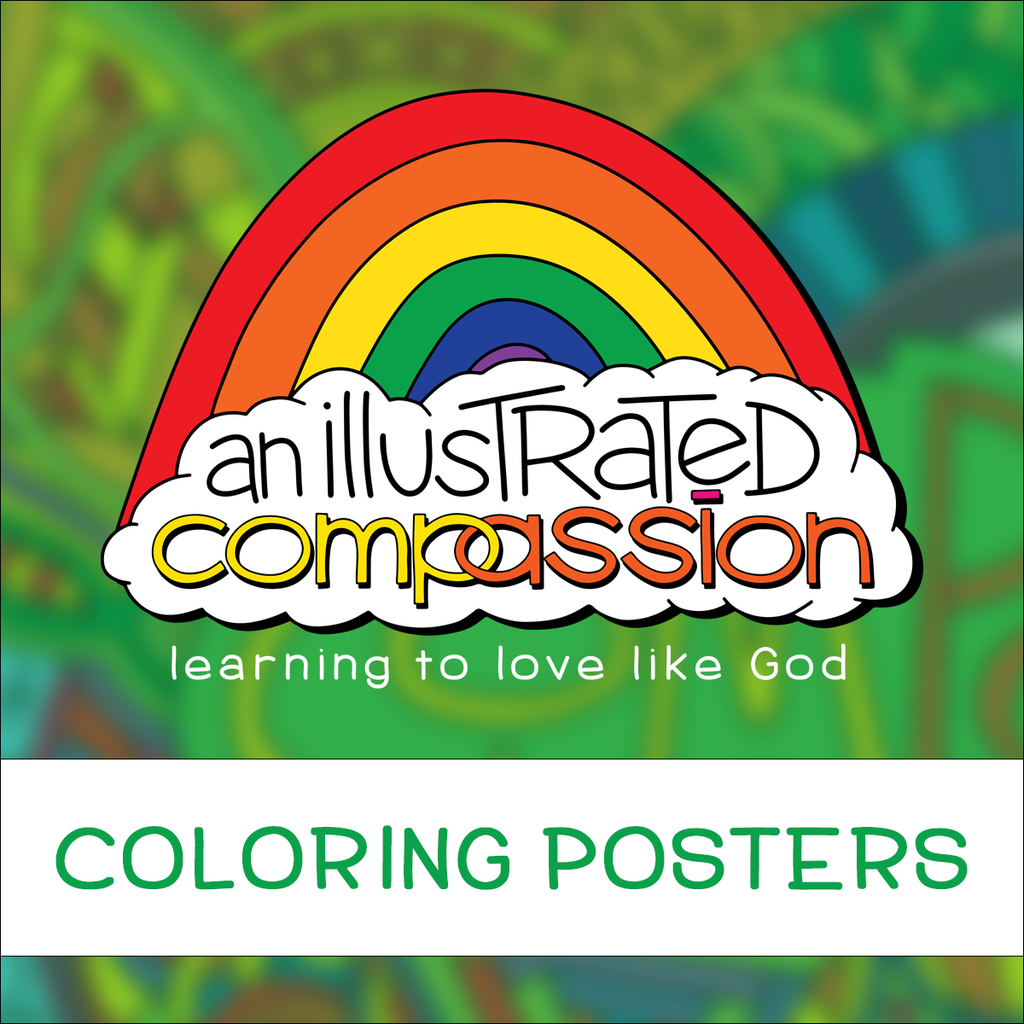 Illustrated passion coloring posters â illustrated ministry