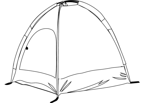 Camping tent coloring page free printable coloring pages