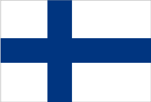 Printable flag of finland coloring page