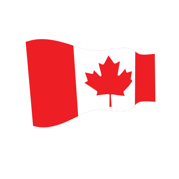 Waving canadian flag canadian flag image canadian flag flag coloring pages