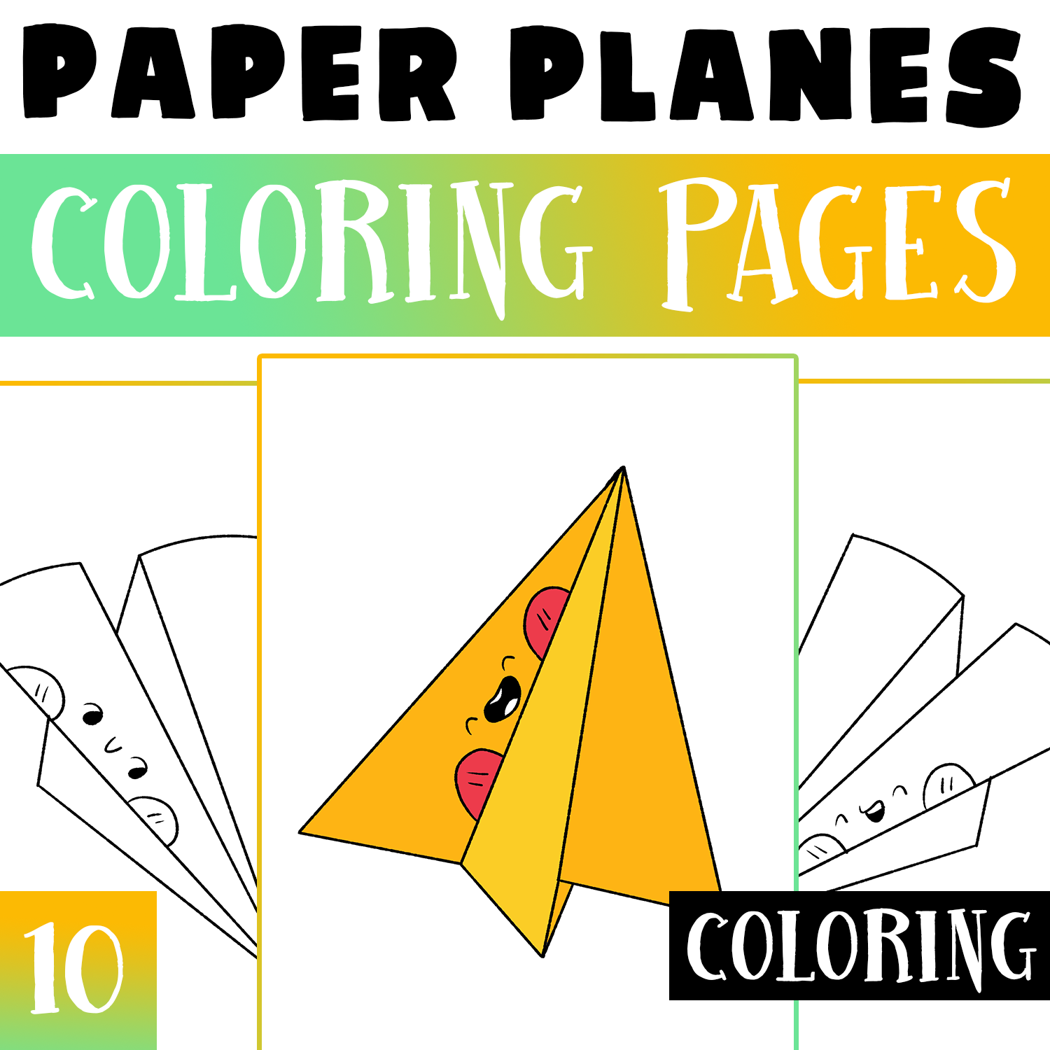 Paper airplanes coloring pages worksheet activities morning work activities made by teachers