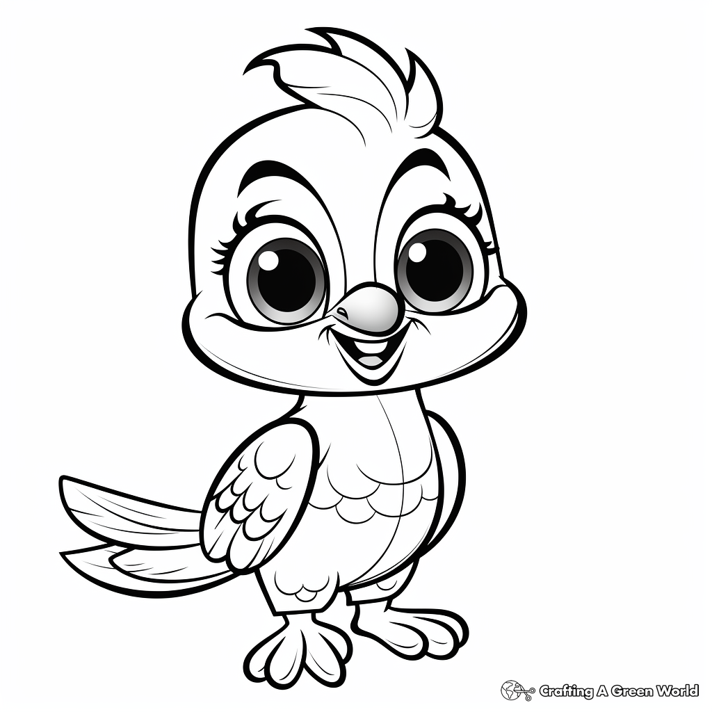 Cardinal coloring pages