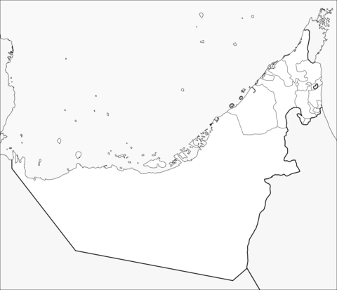 United arab emirates map coloring page free printable coloring pages