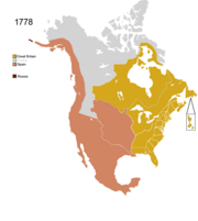 Territorial evolution of north america since